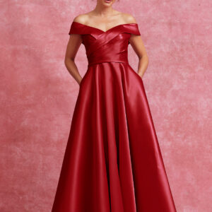 Vestido de fiesta burgundy 3XL - Cód. 17476